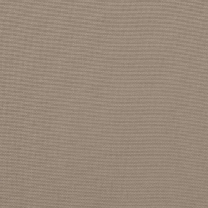 Palettenkissen 5-tlg. Taupe Stoff