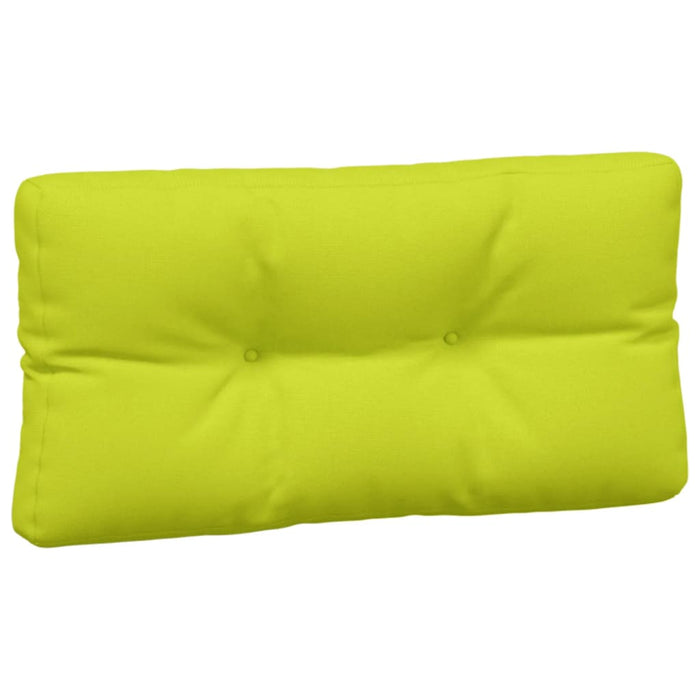 Pallet cushion 5 pieces. Light green fabric