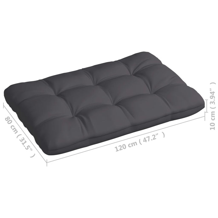 Palettensofa-Auflagen 7 Stk. Anthrazit