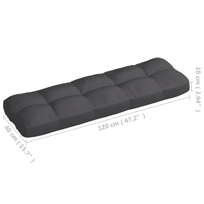 Palettensofa-Auflagen 7 Stk. Anthrazit