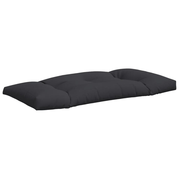 Pallet cushion 2 pieces. Black fabric