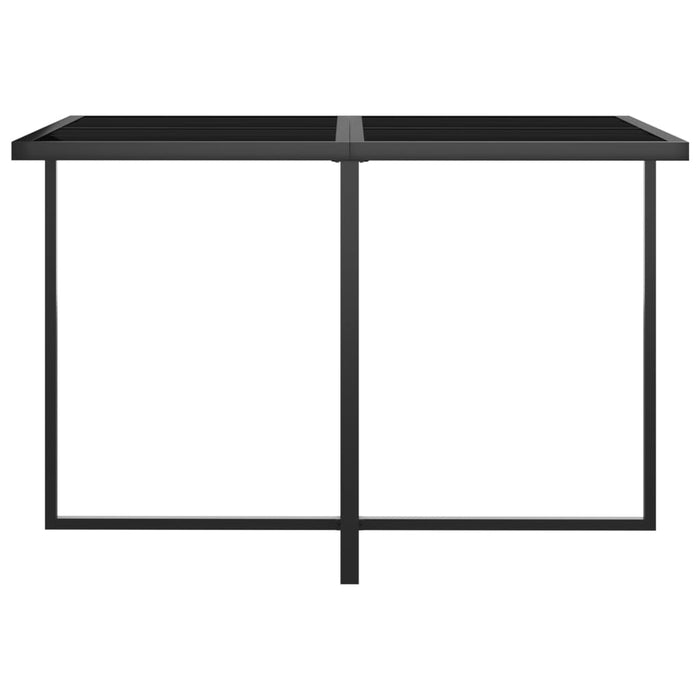 9-tlg. Garten-Essgruppe mit Kissen Poly Rattan Grau