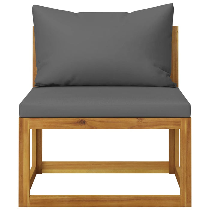 Gartenlounge Olivia mit Sessel und Auflagen aus Massivholz Akazie