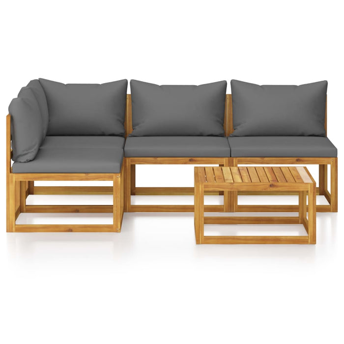 Garten-Lounge-Set Olivia-Ella mit Auflagen Massivholz Akazie