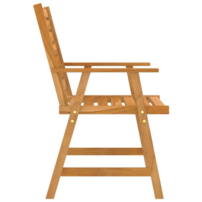 3-tlg. Garten-Essgruppe Massivholz Akazie