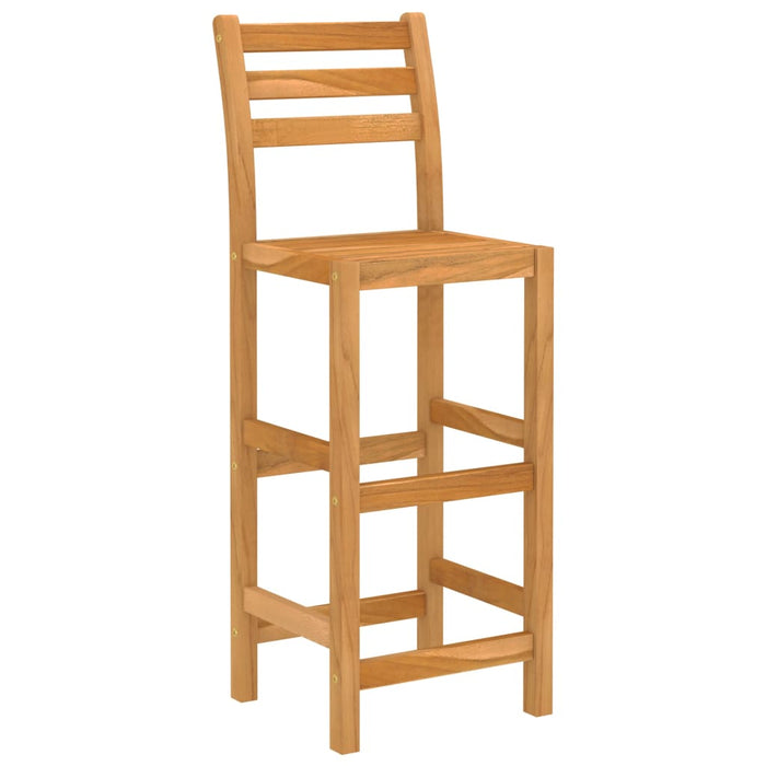 3-tlg. Gartenbar-Set Massivholz Akazie