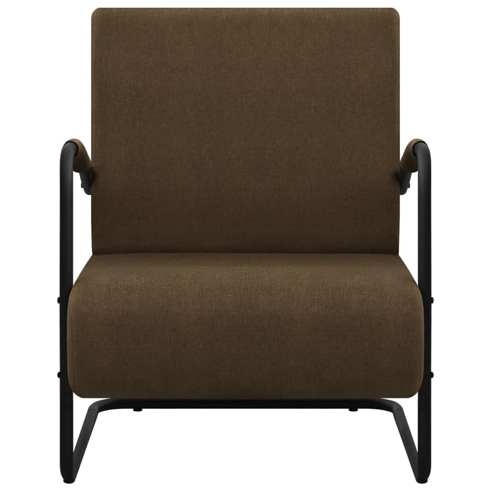 Sessel Dunkelbraun Stoff