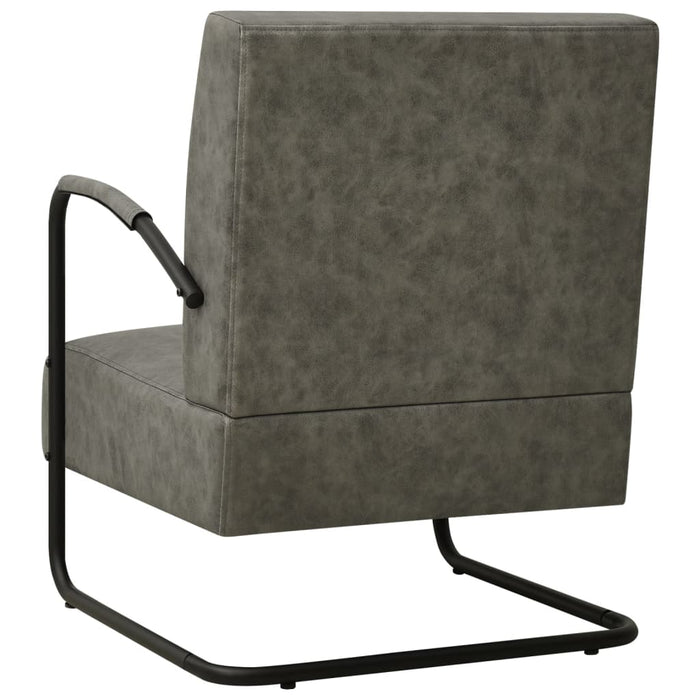 Sessel Grau Kunstleder