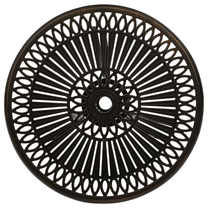 3-tlg. Bistro-Set Aluminiumguss Bronzen