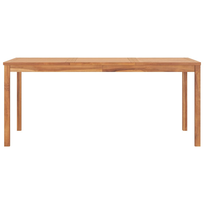 Garten-Esstisch 180x90x77 cm Massivholz Teak