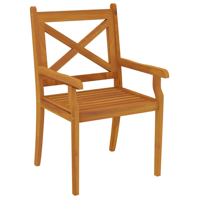 7-tlg. Garten-Essgruppe Massivholz Akazie