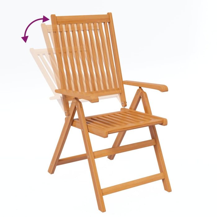 5-tlg. Garten-Essgruppe Massivholz Akazie