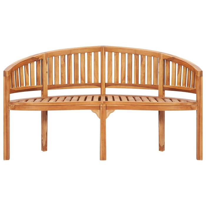 4-tlg. Garten-Lounge-Set Massivholz Teak