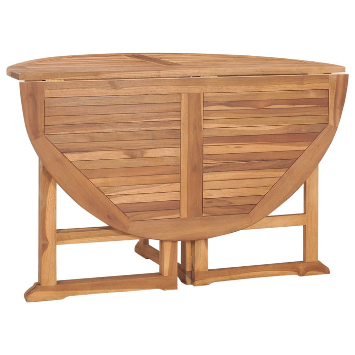 5-tlg. Garten-Essgruppe Klappbar Massivholz Teak