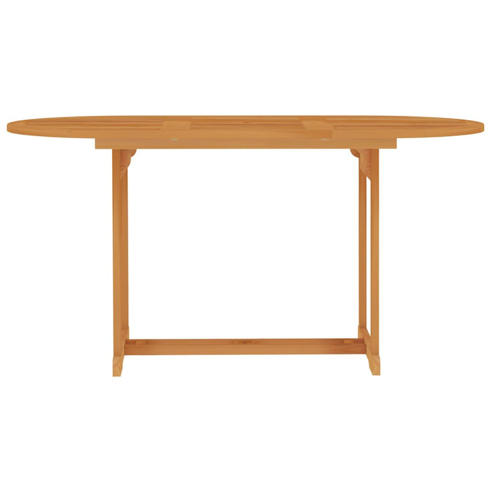 7-tlg. Garten-Essgruppe Massivholz Teak