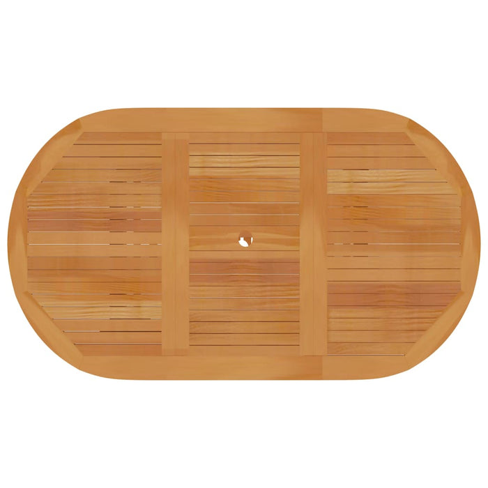 5-tlg. Garten-Essgruppe mit Kissen Massivholz Teak