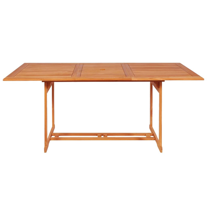 7-tlg. Garten-Essgruppe mit Kissen Massivholz Teak