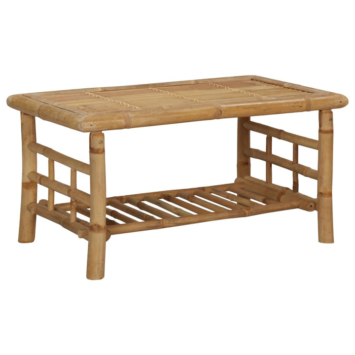 Garten-Lounge-Set Jordi mit Auflagen Bambus