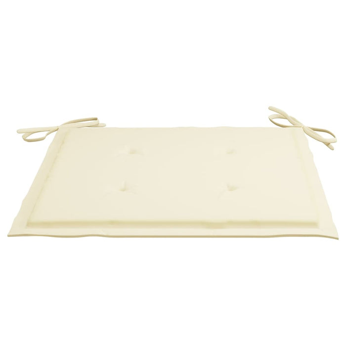 Gartenstühle mit Teetisch und Kissen Akazie Massivholz