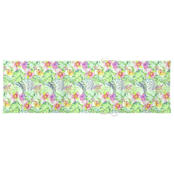 2-Personen-Sonnenliege mit Auflage Akazie Massivholz Stahl