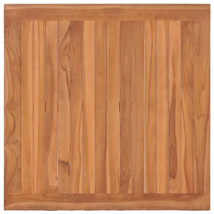 Batavia-Tisch 85x85x75 cm Teak Massivholz