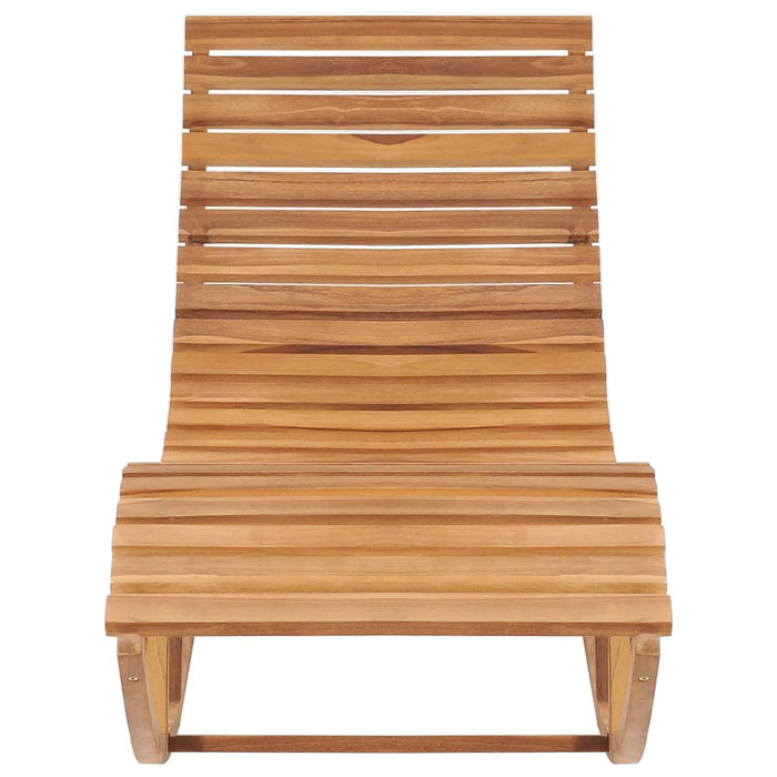 Schaukelliege mit Auflage Massivholz Teak