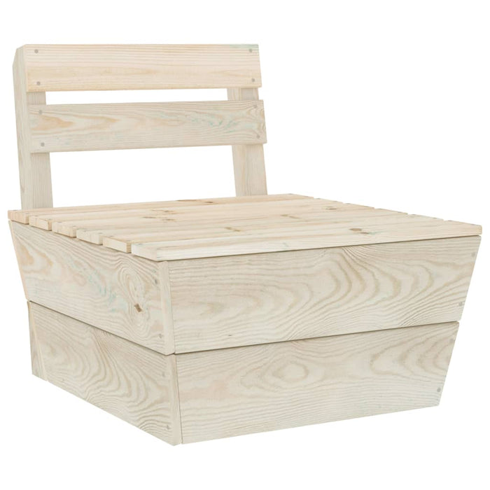 Garten-Palettensofa 3-Sitzer Imprägniertes Fichtenholz