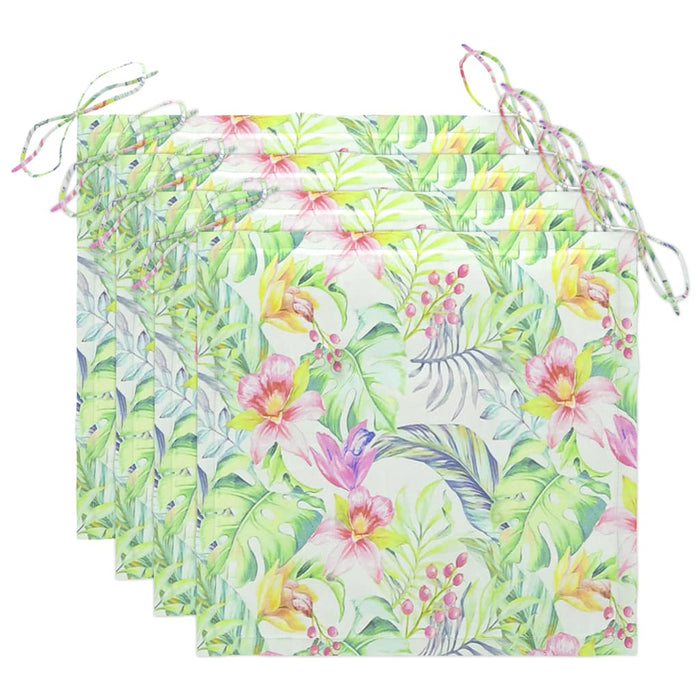 5-tlg. Garten-Essgruppe mit Kissen Klappbar Bambus