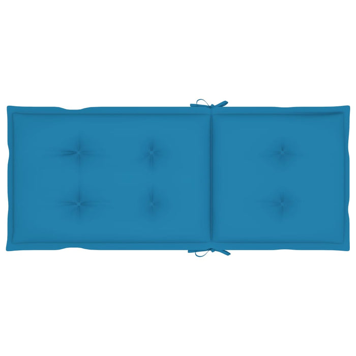 Verstellbare Gartenstühle 2 Stk. mit Auflagen Massivholz Akazie