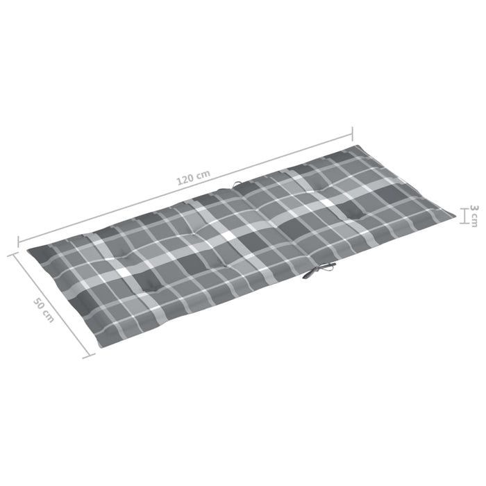 Verstellbare Gartenstühle 3 Stk. mit Auflagen Massivholz Akazie