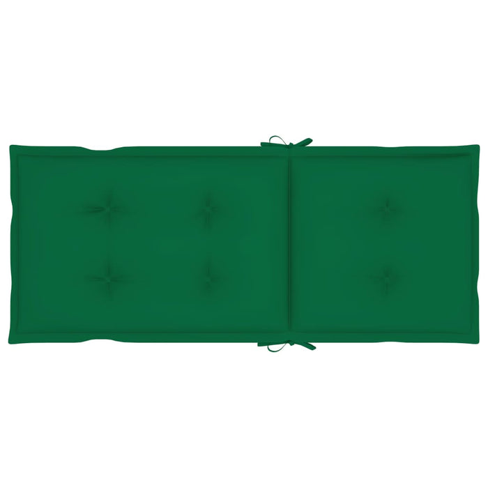 Verstellbare Gartenstühle 3 Stk. mit Auflagen Massivholz Akazie