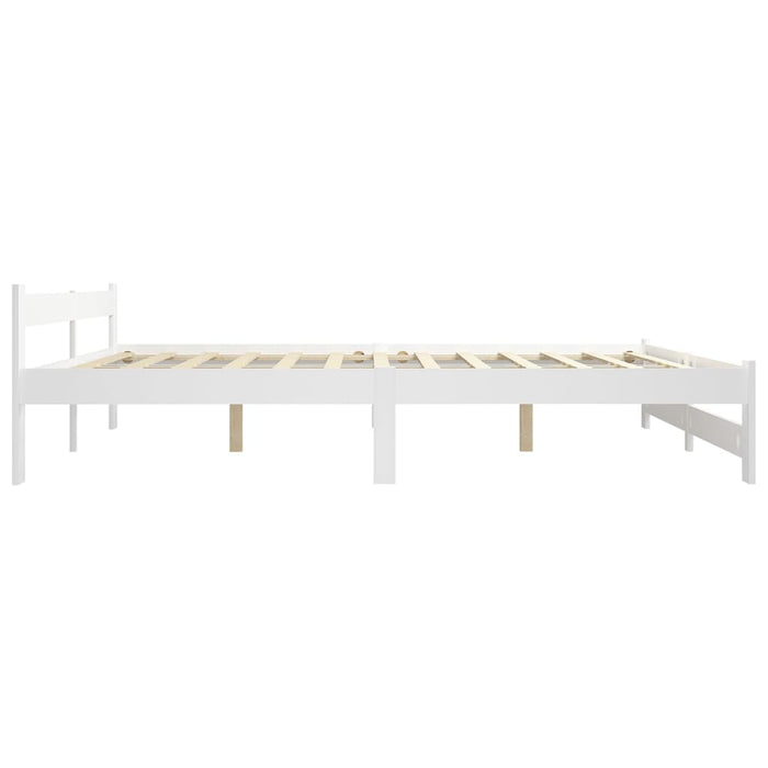 Massivholzbett Weiß Kiefer 120x200 cm