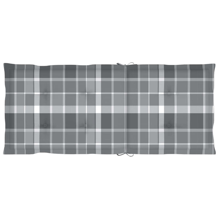 Verstellbare Gartenstühle 4 Stk. mit Auflagen Massivholz Akazie