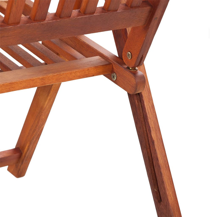 Folding garden chairs 4 pcs. Solid acacia wood