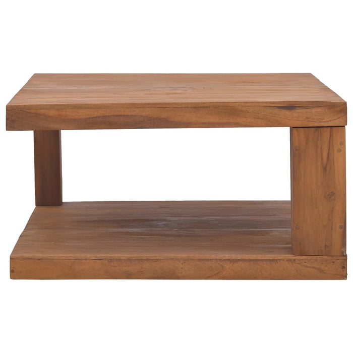 Coffee table 65x65x33 cm solid teak wood
