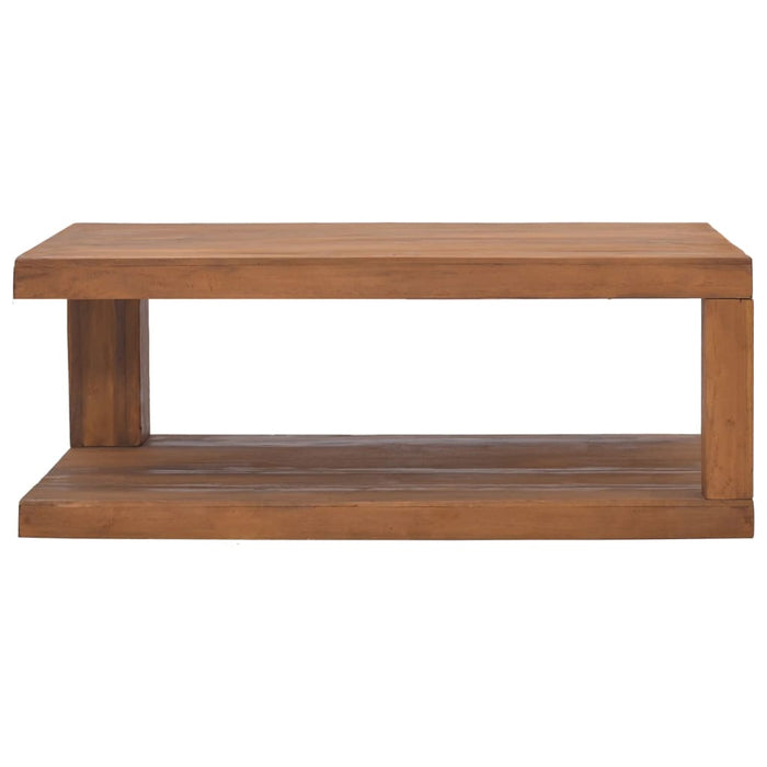 Couchtisch 90x50x35 cm Teak Massivholz