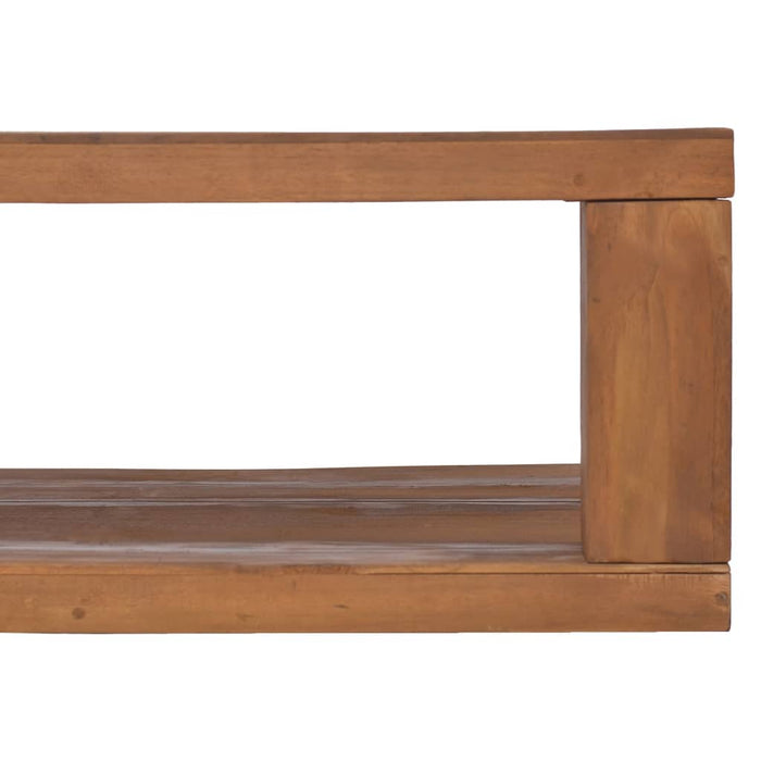 Couchtisch 90x50x35 cm Teak Massivholz