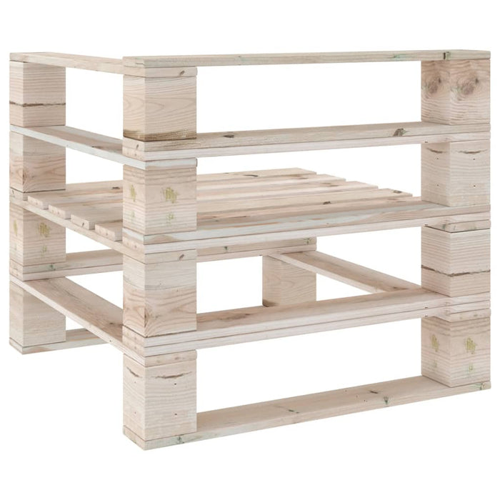 Garten-Palettensofa 2-Sitzer Kiefernholz