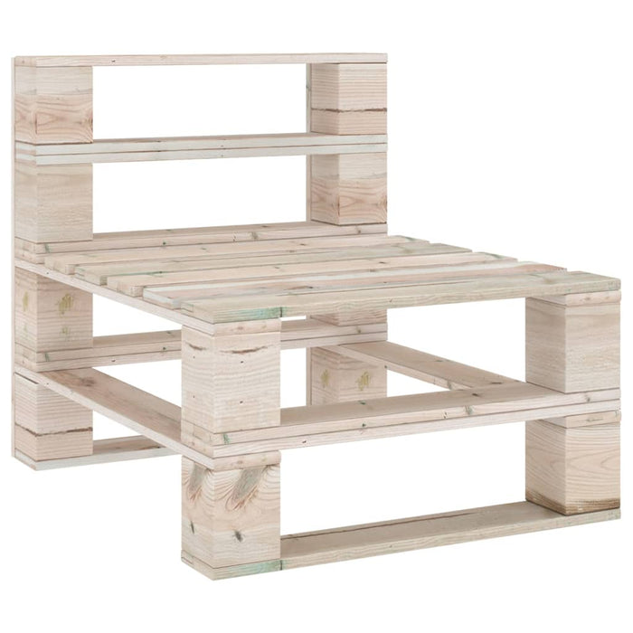 Garten-Palettensofa 3-Sitzer Kiefernholz