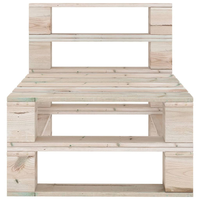 Garten-Palettensofa 3-Sitzer Kiefernholz