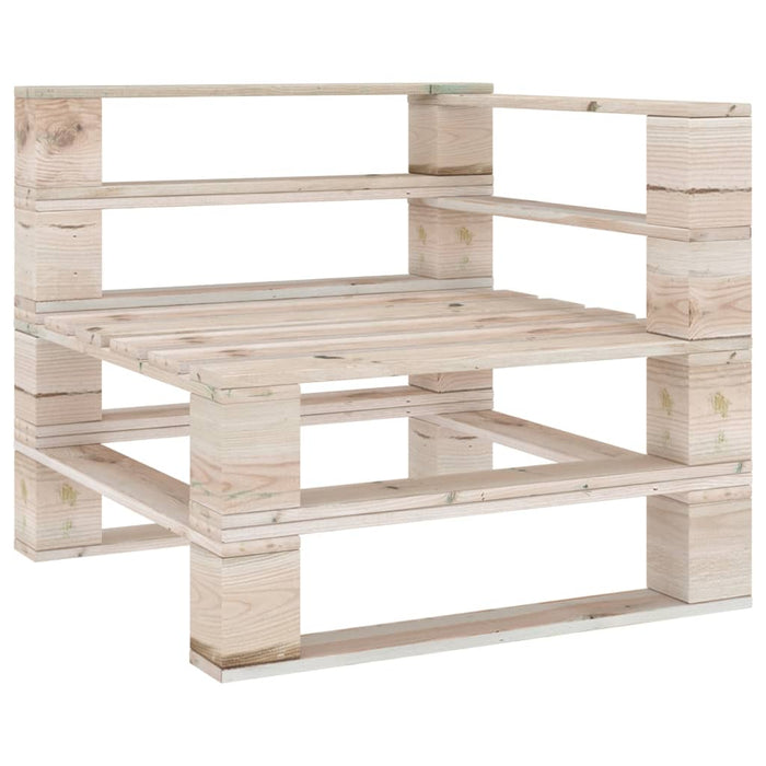 Garten-Palettensofa 4-Sitzer Kiefernholz