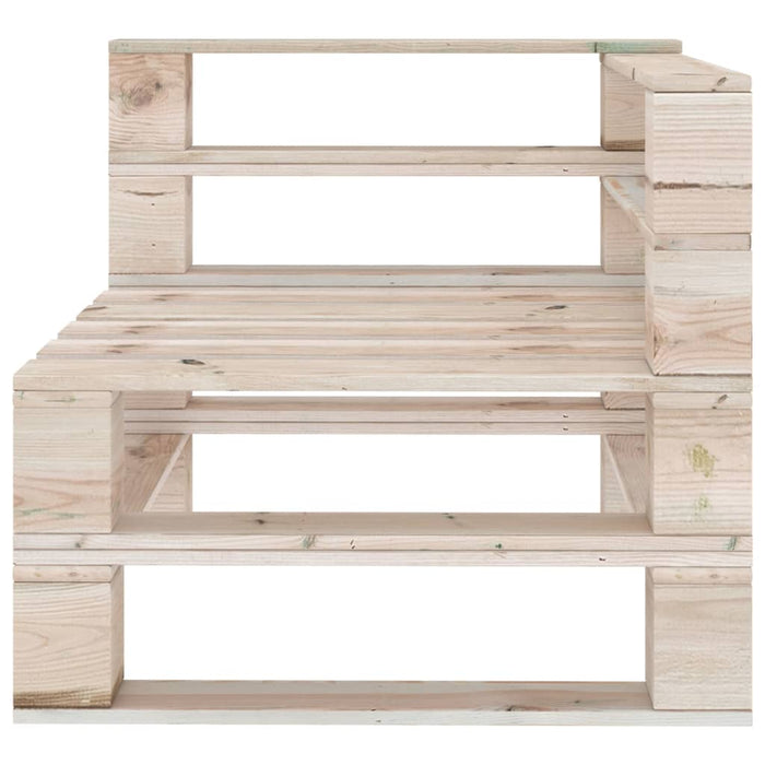 Garten-Palettensofa 4-Sitzer Kiefernholz
