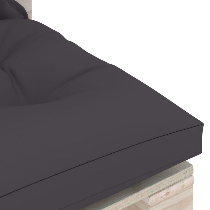 Garten-Palettensofa 3-Sitzer mit Kissen Kiefernholz