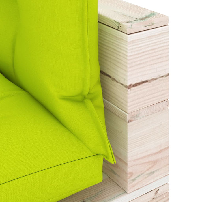 Garten-Palettensofa 3-Sitzer mit Kissen Kiefernholz