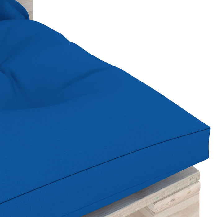 Garten-Palettensofa 4-Sitzer mit Kissen Kiefernholz