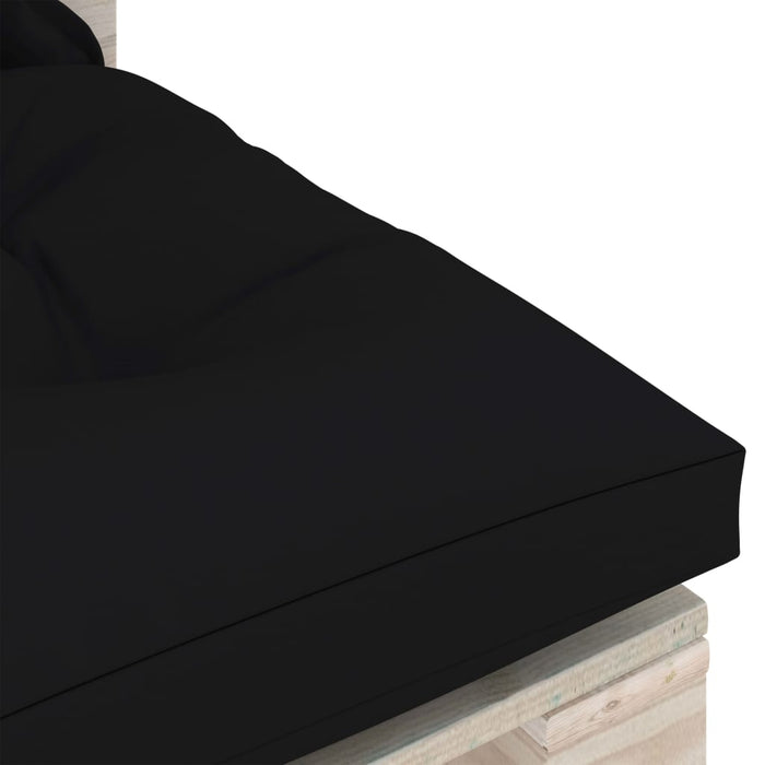 8-tlg. Garten-Lounge-Set aus Paletten mit Kissen Kiefernholz