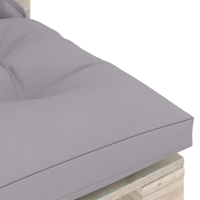 5-tlg. Garten-Lounge-Set aus Paletten mit Kissen Kiefernholz