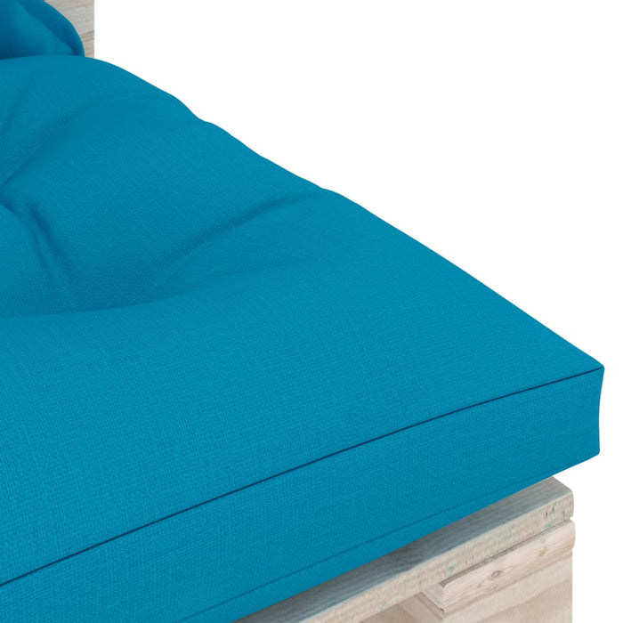 5-tlg. Garten-Lounge-Set aus Paletten mit Kissen Kiefernholz