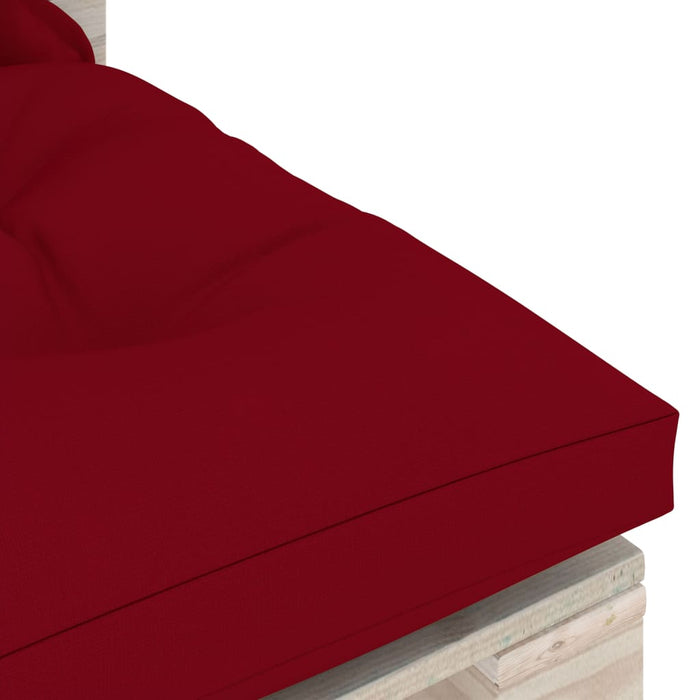 9-tlg. Garten-Lounge-Set aus Paletten mit Kissen Kiefernholz