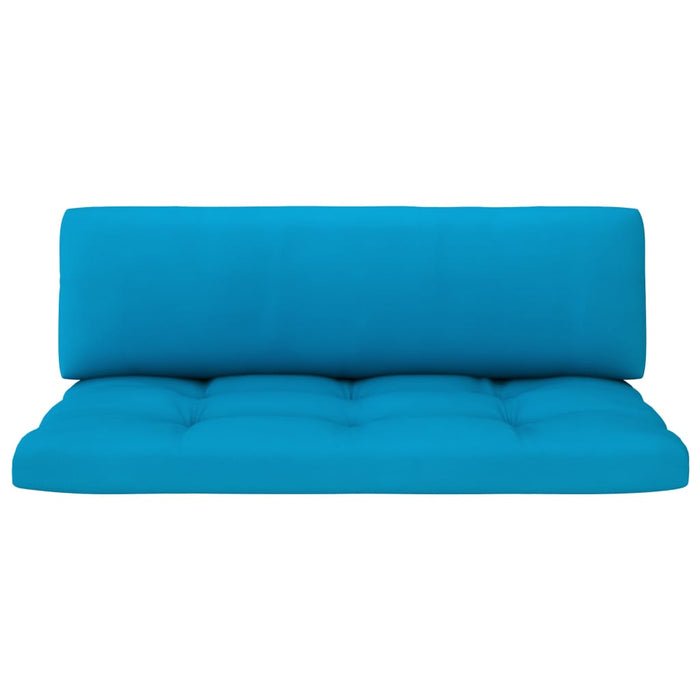 4-tlg. Paletten-Lounge-Set Schwarz Imprägniertes Kiefernholz